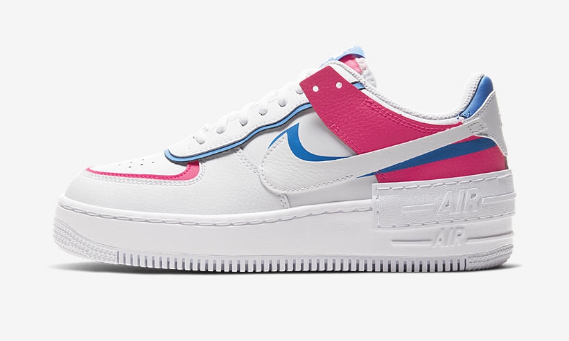 Nike Air Force 1 Shadow Pink white