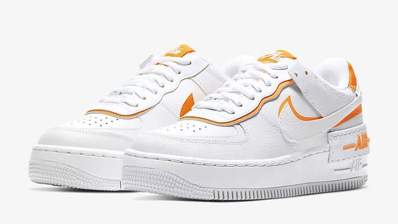 Nike air force online one blanche et orange