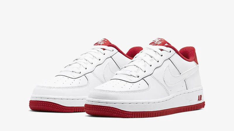 Nike Air Force 1 White Red