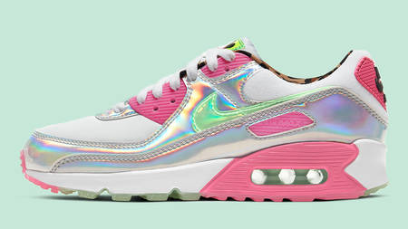 Stand Out From The Crowd In This Iridescent Pink Nike Air Max 90