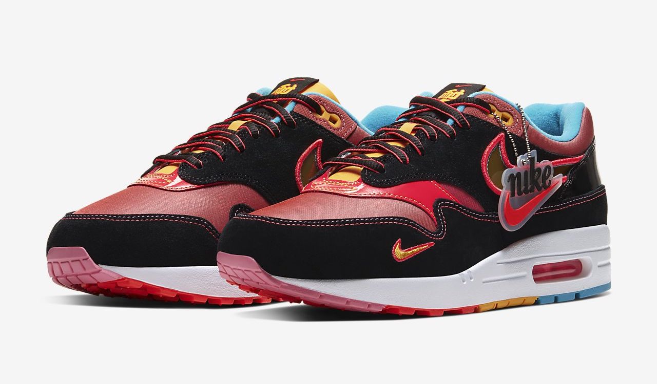 Nike Air Max 1 NYC Chinatown Black red