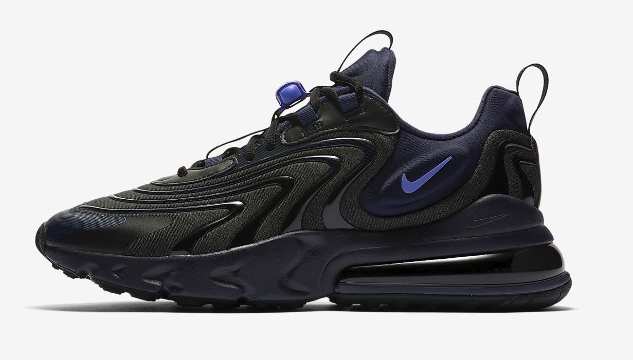 Nike Air Max 270 React ENG black. sapphire