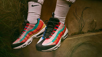 Nike Air Max 95 Black History Month Multi on foot
