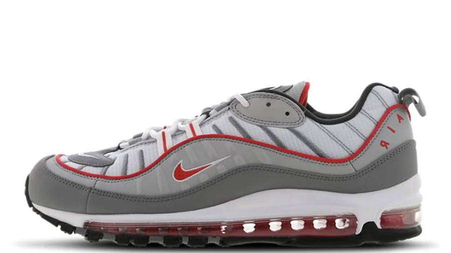 nike air max 98 grey red