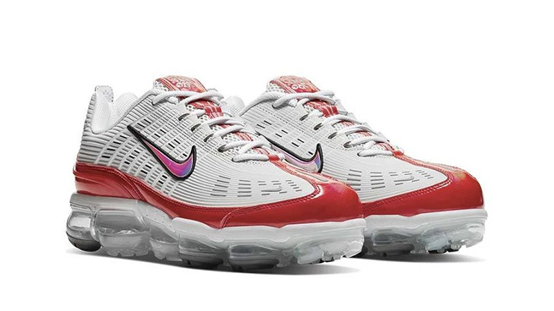 nike air vapormax 360 grey white red