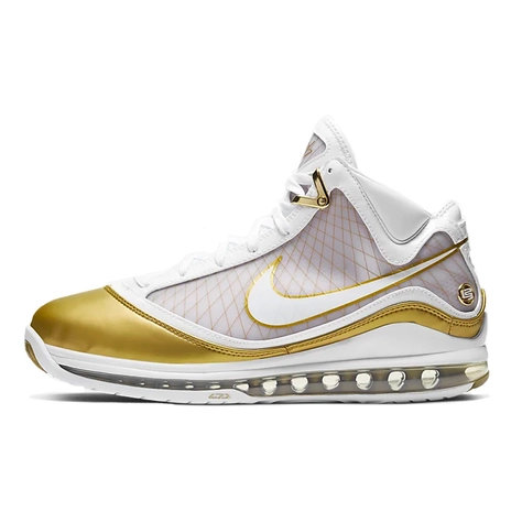Nike LeBron 7 QS White Gold Feature