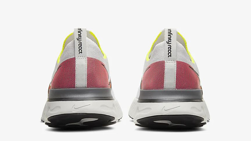 Nike React Infinity Run Flyknit White Pink CD4371-004 back