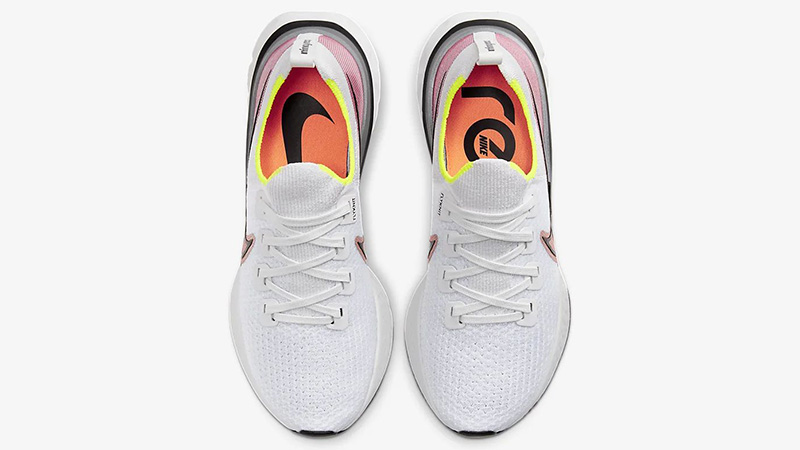 Nike React Infinity Run Flyknit White Pink CD4371-004 middle