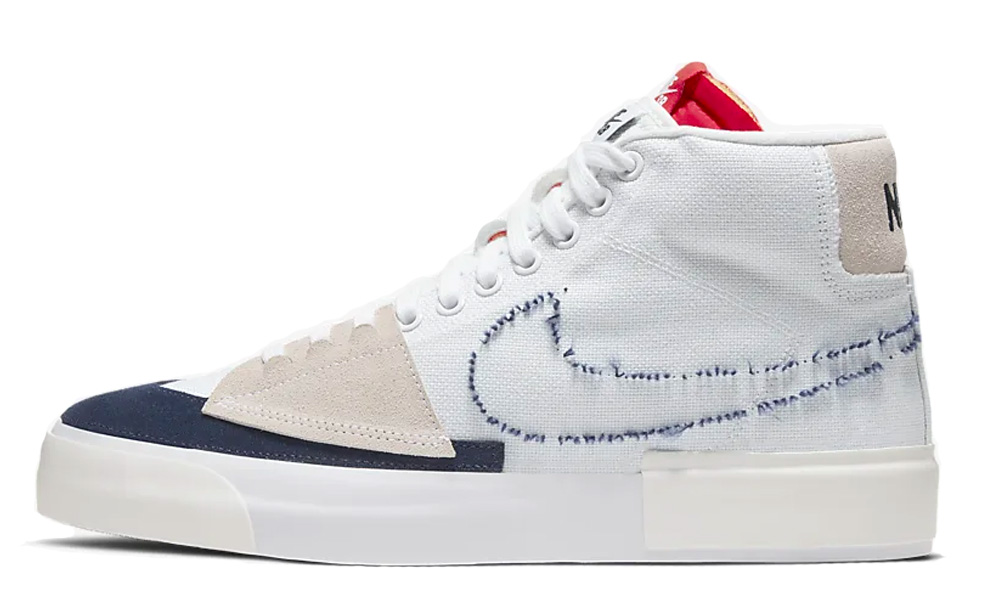 Nike SB Zoom Blazer Mid Edge White Navy