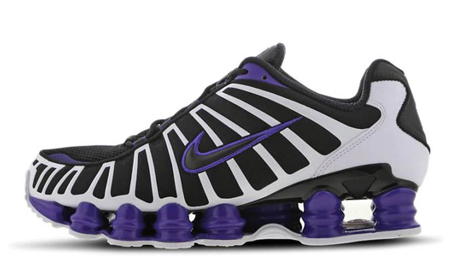 nike white purple