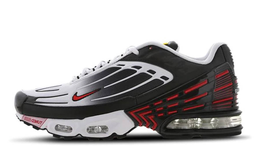 nike tns black and red