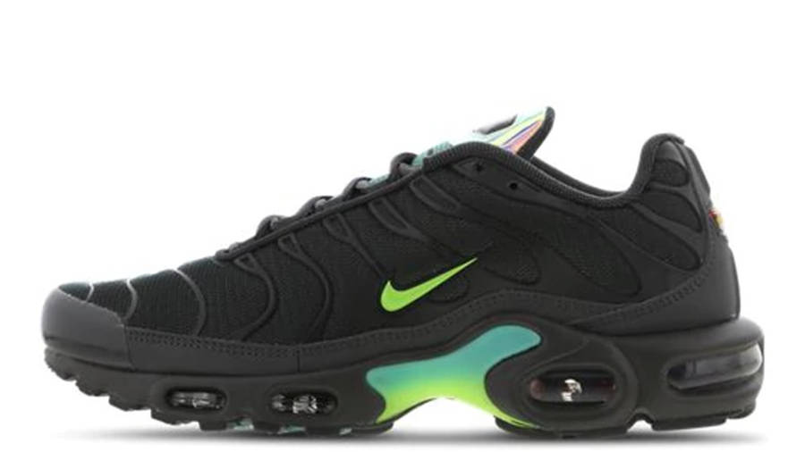 nike tn green and black