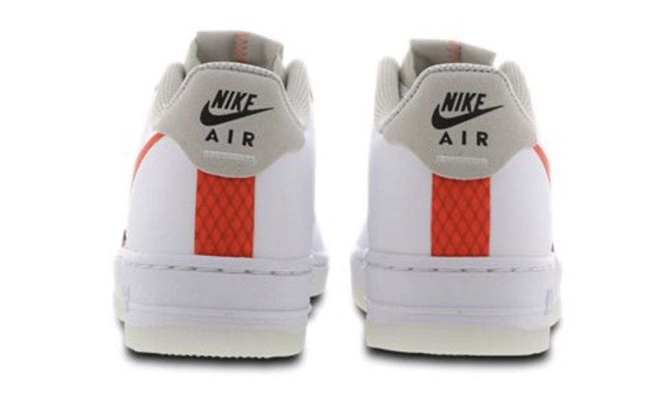 Nike air Force 1 white orange