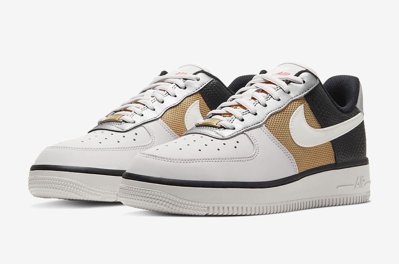 Nike air force 1 07 white black metallic