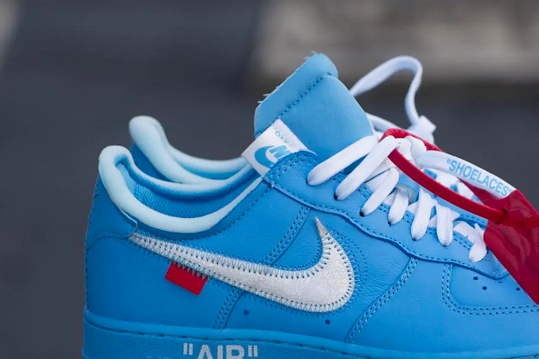 Nike x off white shop blue air force 1