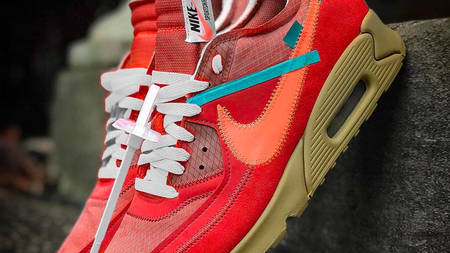 The Off-White x Nike Air Max 90 "University Red" Is FINALLY Releasing This Summer The Off-White x Nike Air Max 90 "University Red" Is FINALLY Releasing This Summer