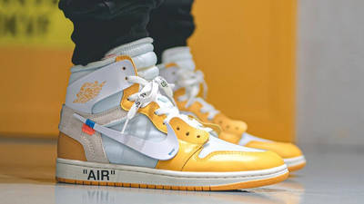 air jordan x off white canary yellow