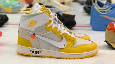 Off-White x Air Jordan 1 Canary Yellow front