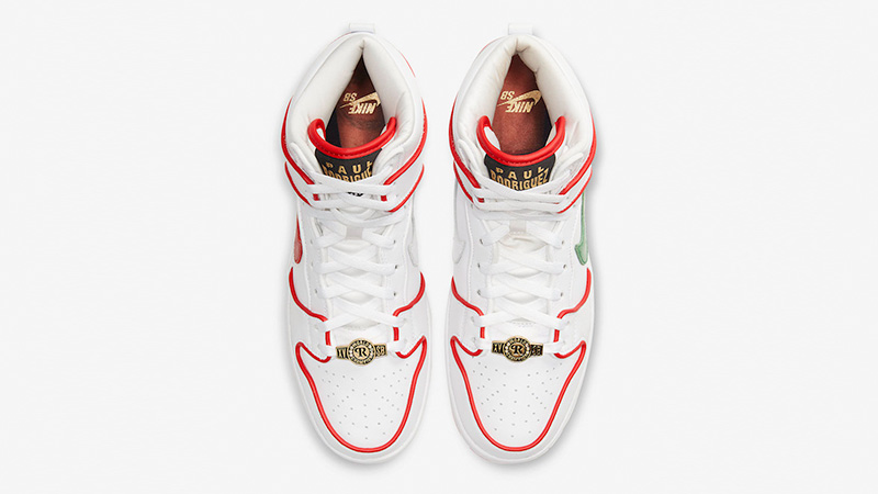 Paul Rodriguez x Nike SB Dunk High Boxing CT6680-100 middle