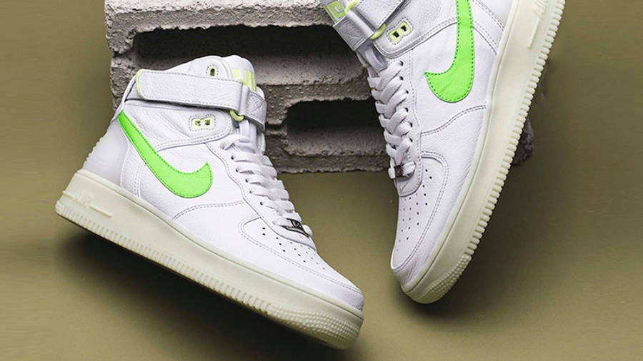 RSVP Gallery x Nike Air Force 1 High White Green side
