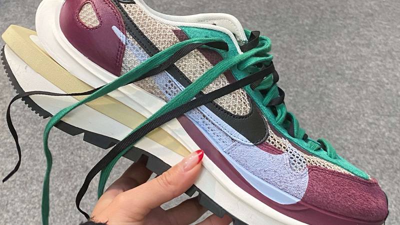 sacai vapor waffle villain red