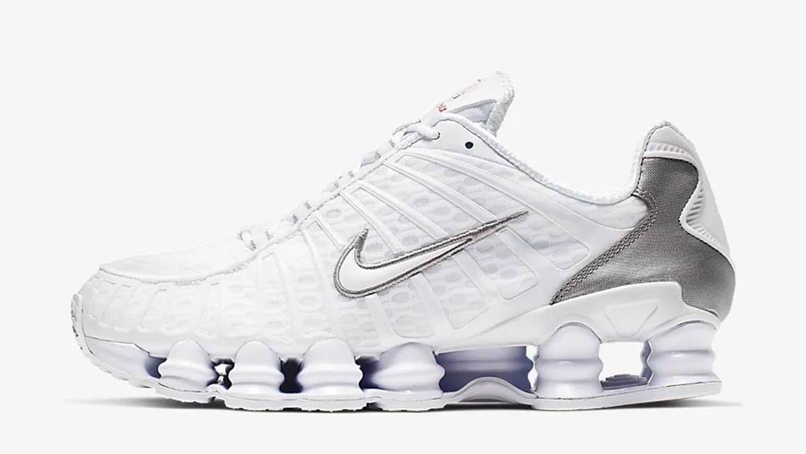 The Nike Shox TL "White Metallic Silver" Can Be Yours For Just £84! The Sole