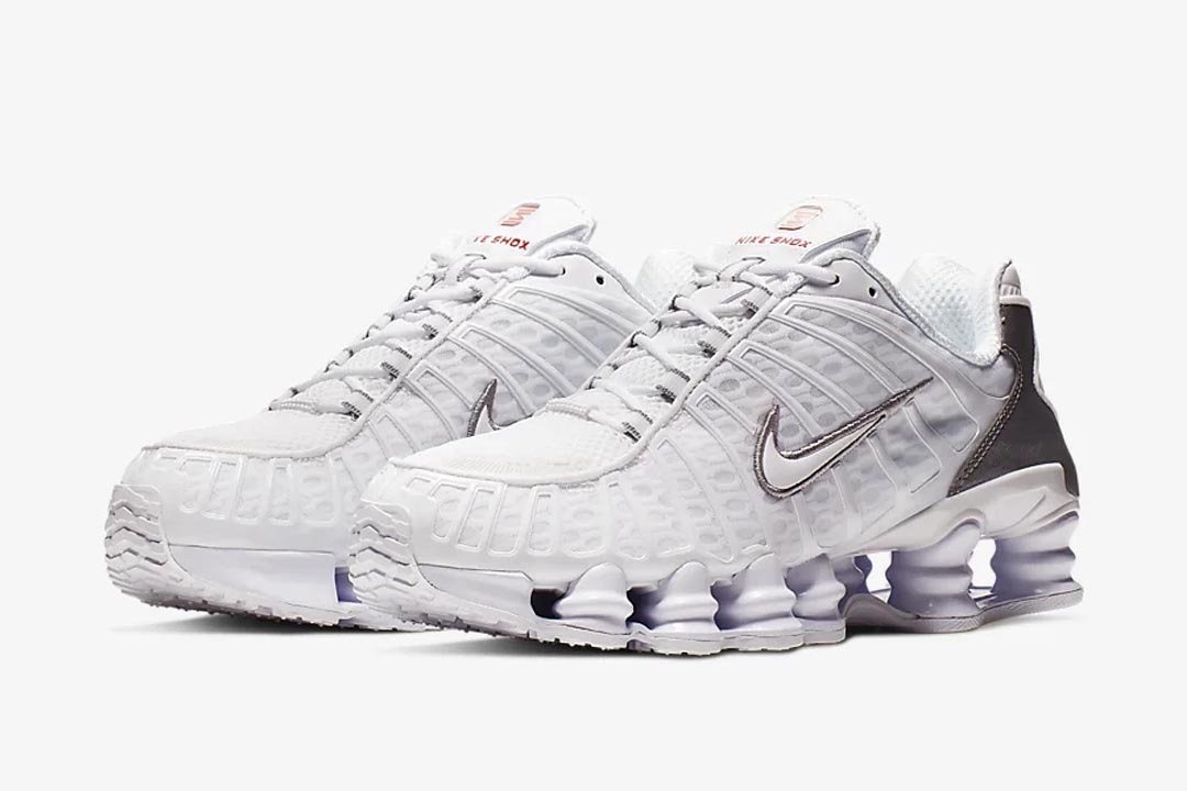 Nike Shox TL "White Metallic Silver"