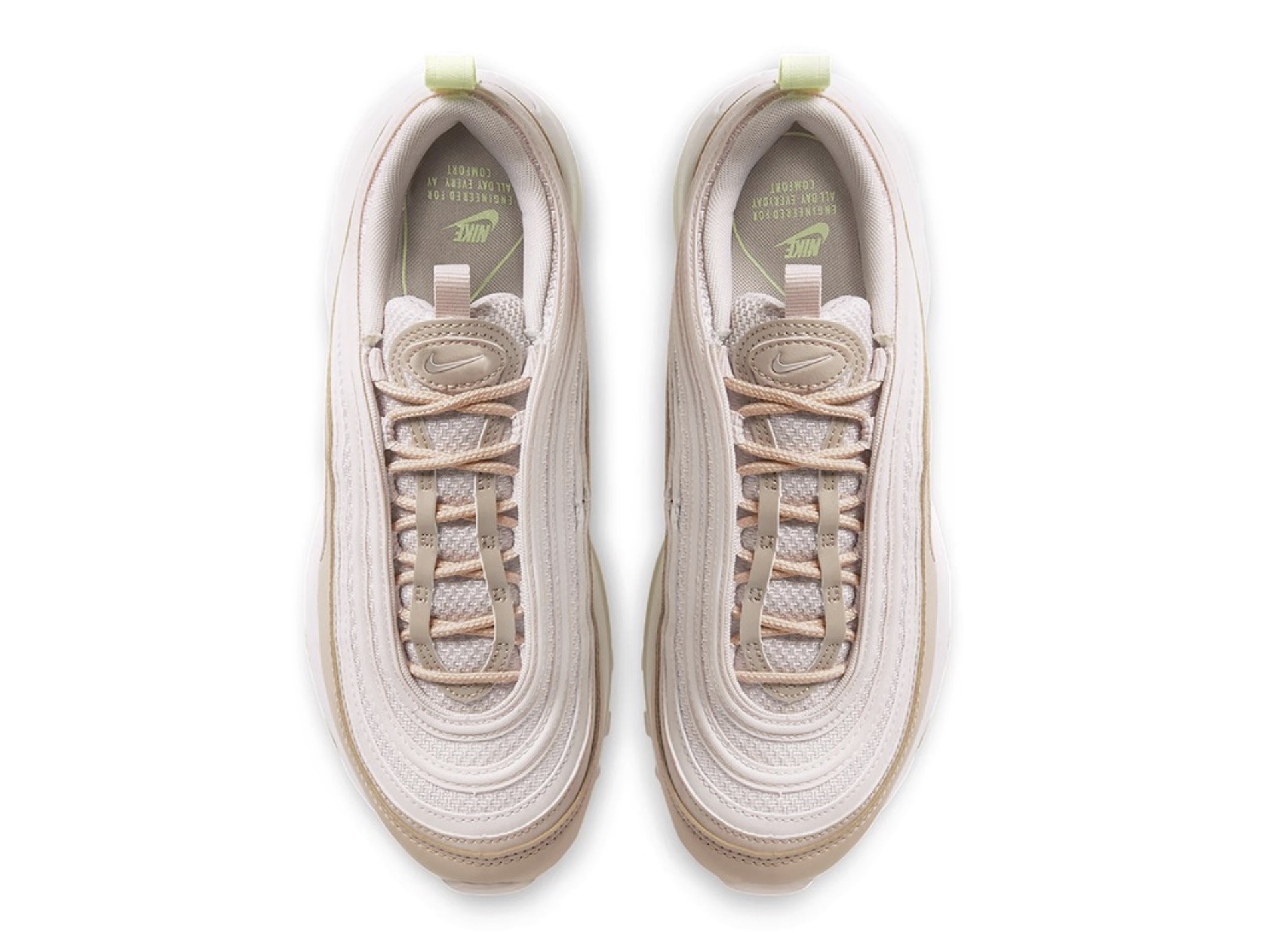 Slip Into Something Subtle This Year With The Nike Air Max 97 In Barely Rose & Barely Volt laces