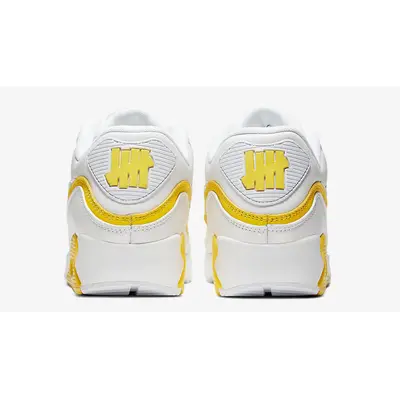 UNDEFEATED x Nike nike air cage court yellow screen door White Yellow CJ7197-101 back