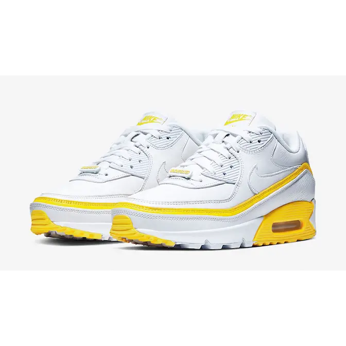 UNDEFEATED x Nike nike air cage court yellow screen door White Yellow CJ7197-101 front