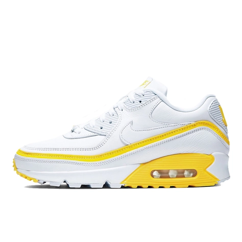UNDEFEATED x Nike Air Max 90 White Yellow CJ7197-101