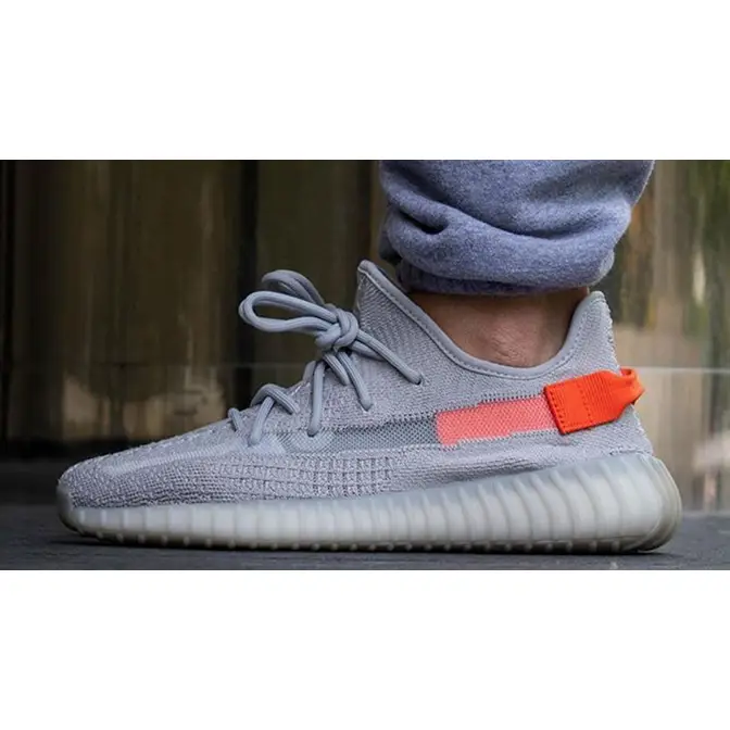 Yeezy Boost 350 V2 Tail Light on foot
