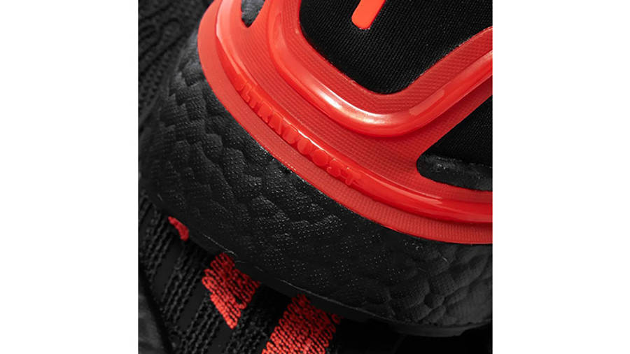 adidas Ultra Boost 20 Black Red EG0698 closeup