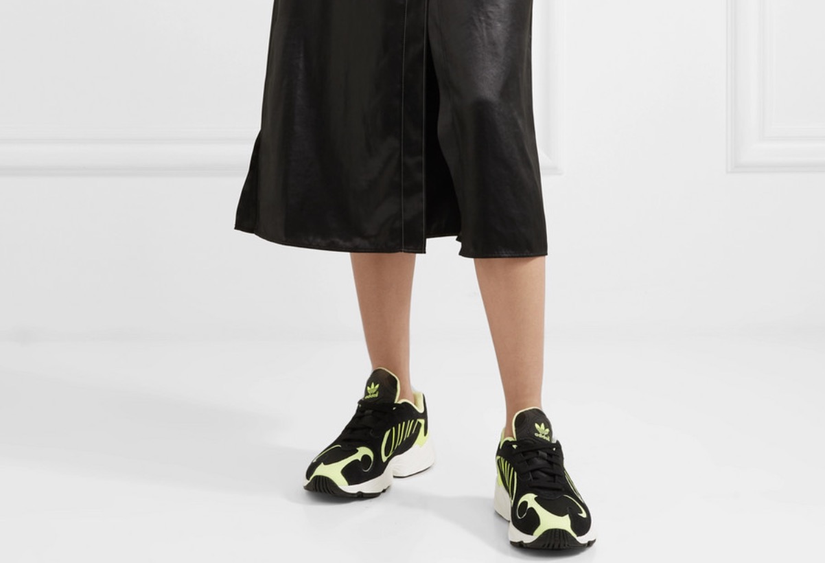 adidas Yung 1 Neon Suede Black Volt 3