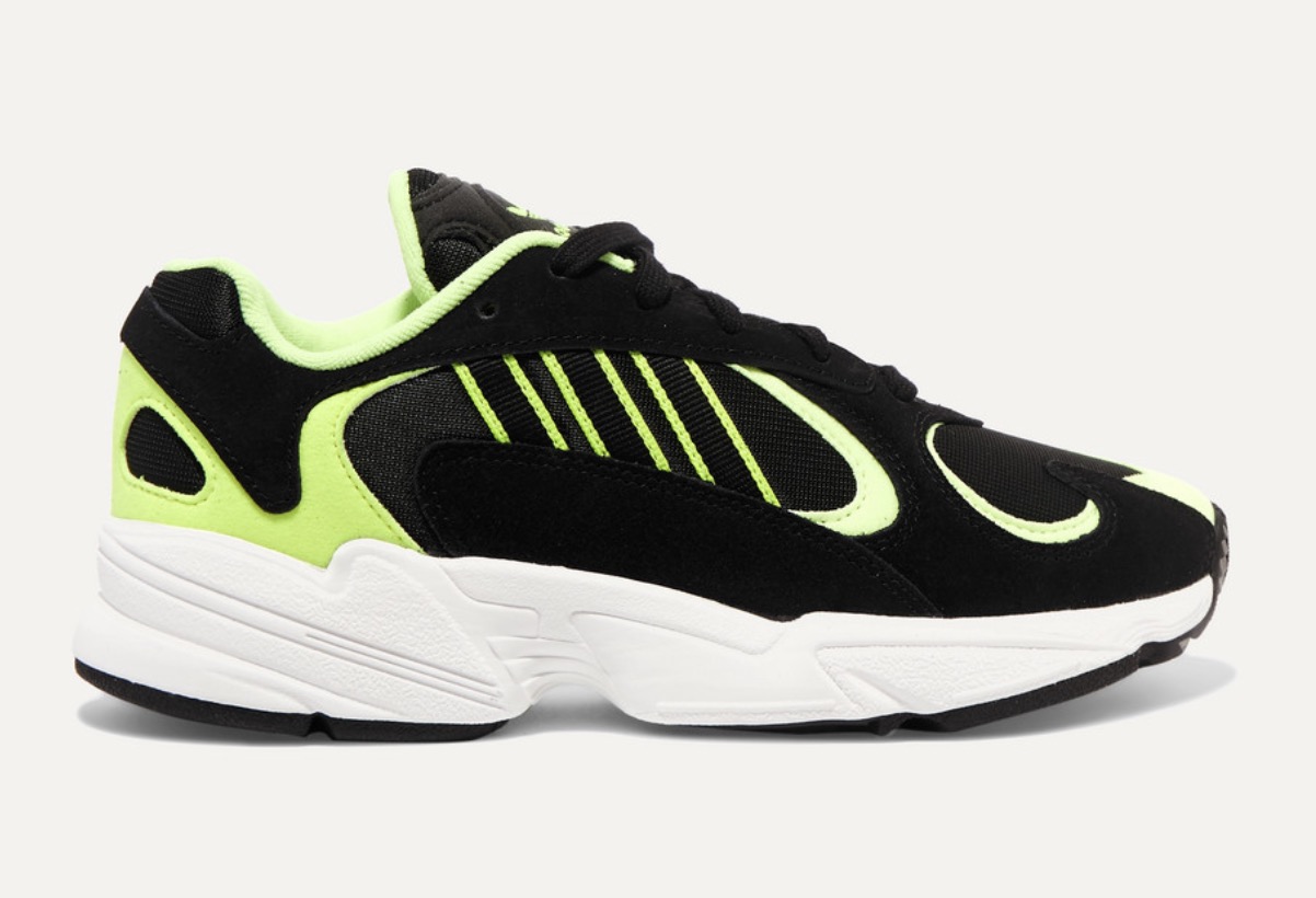 adidas Yung 1 Neon Suede Black Volt 5