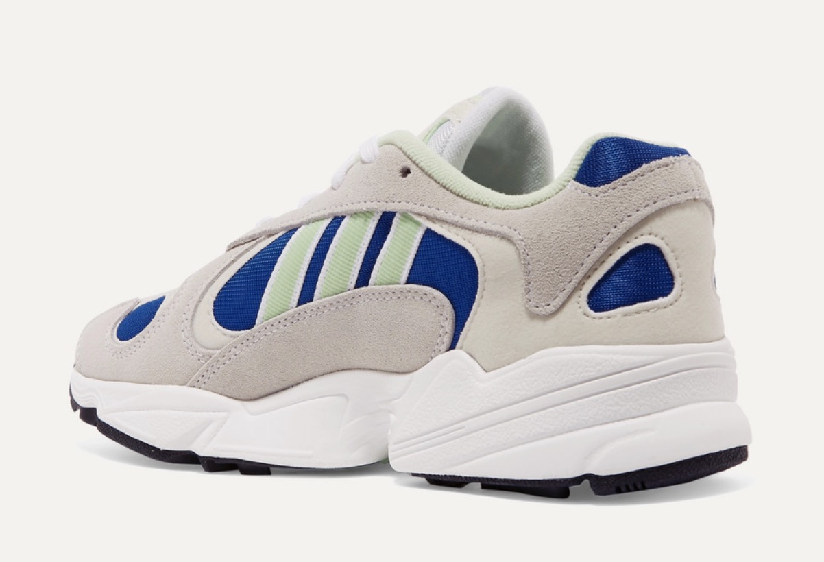 adidas Yung 1 Neon Suede Grey Blue 2