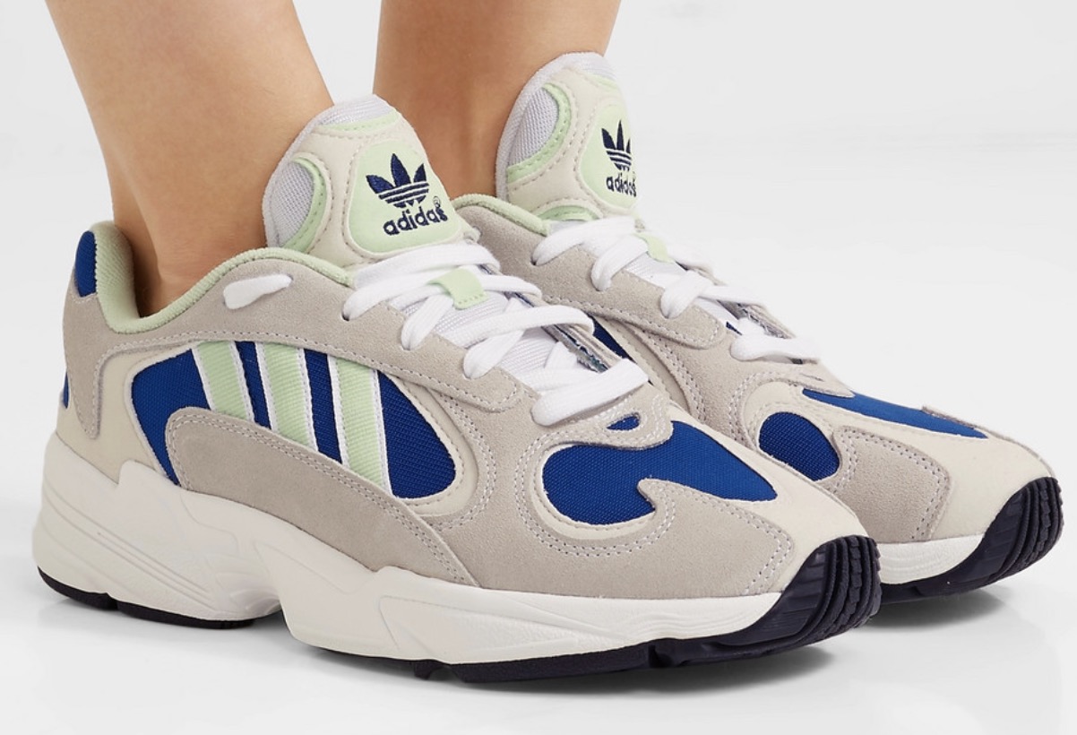 adidas Yung 1 Neon Suede Grey Blue 4