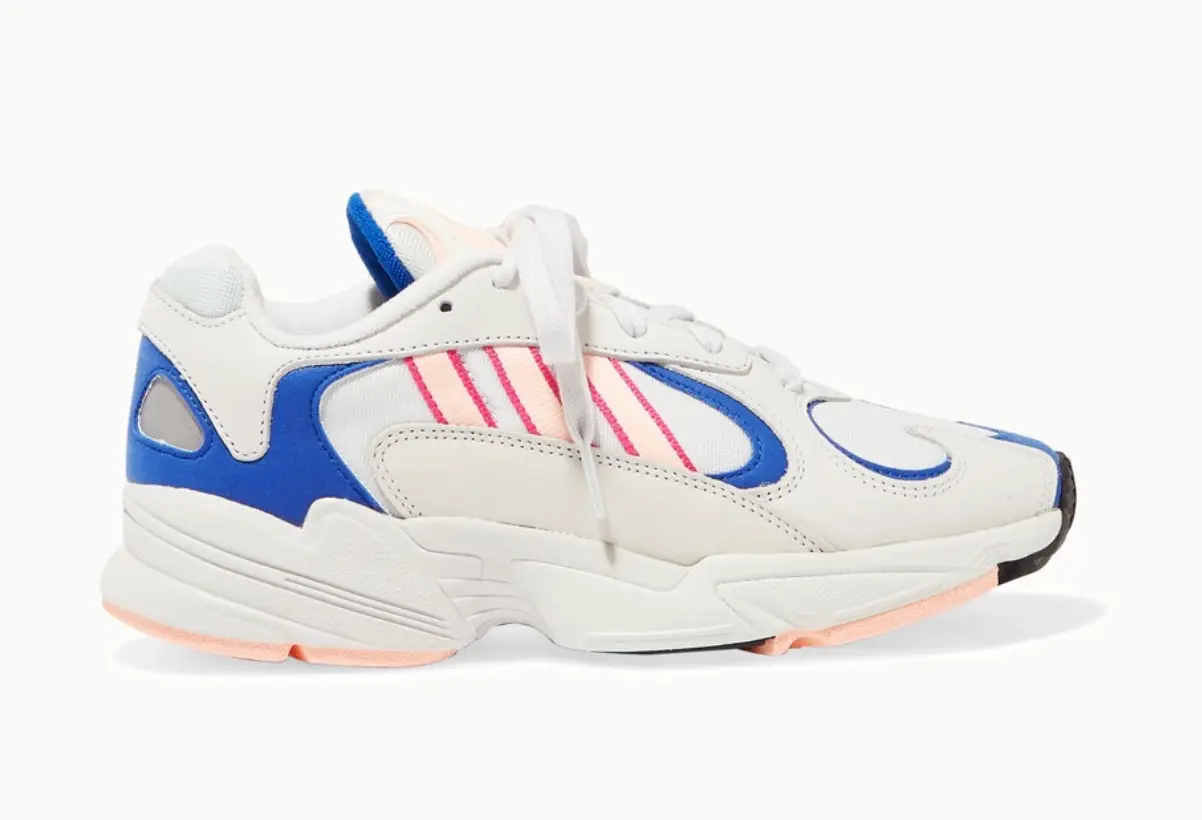 Adidas yung 1 store pink suede