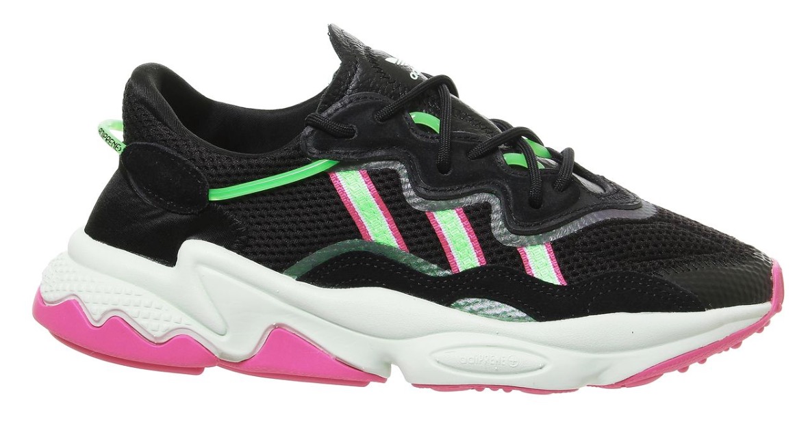 adidas ozweego black shock pink