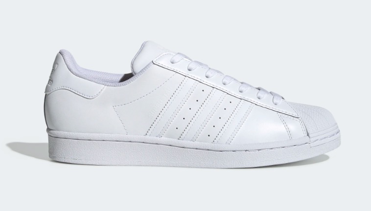 adidas superstar. white