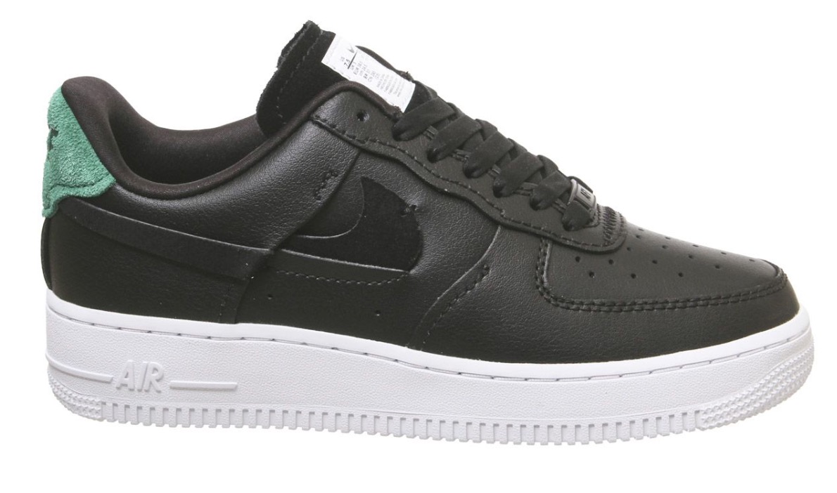 air force 1 inside out black