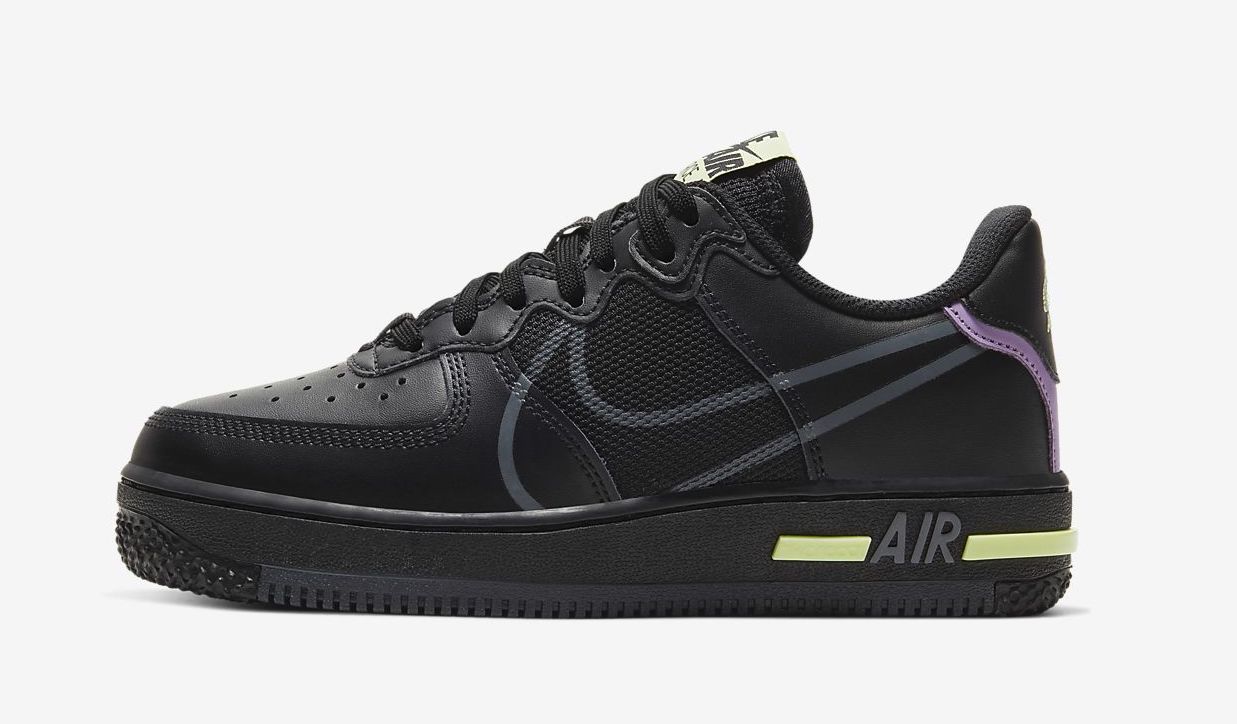 air-force-1-react-older black