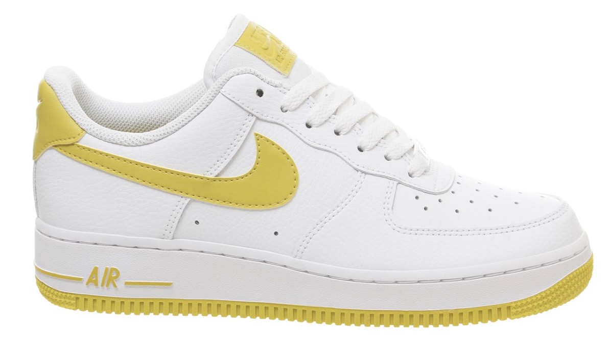 air force 1 yellow white