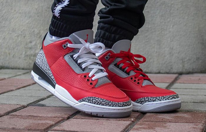 nike jordan 3 red