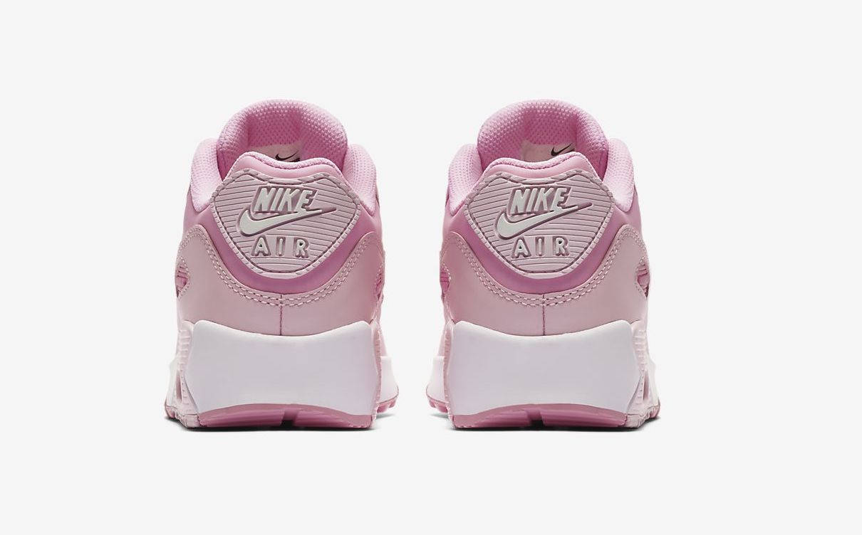 Nike air max 90 se clearance mesh (gs) prism pink/prism pink-white