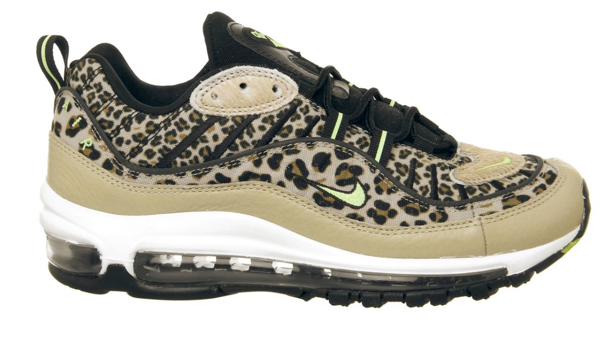 air max 98 leopard print black