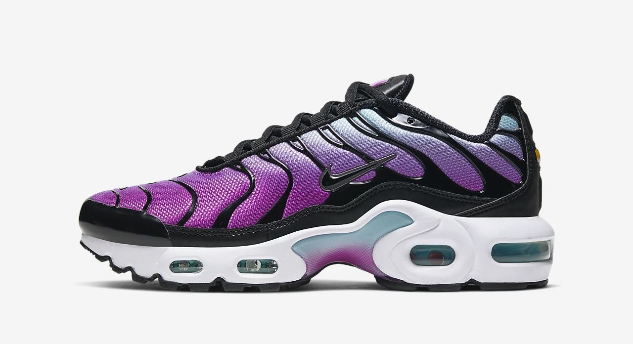 air max plus black purple