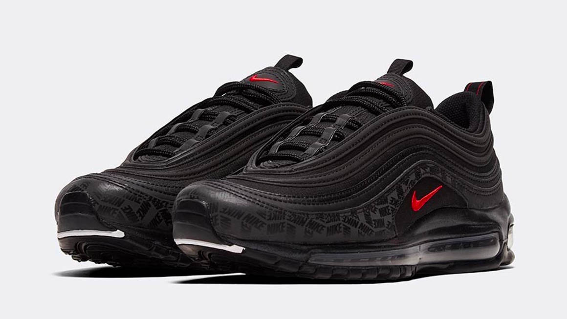 triple black reflective air max 97