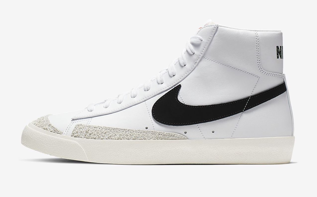 blazer mid 77. black white