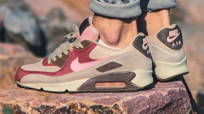 DQM x Nike Air Max 90 Bacon On Foot Side